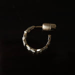 Yuki Yoshioka / INITIAL HOOP EARRING A Zirconia