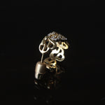 Yuki Yoshioka / INITIAL HOOP EARRING A Zirconia