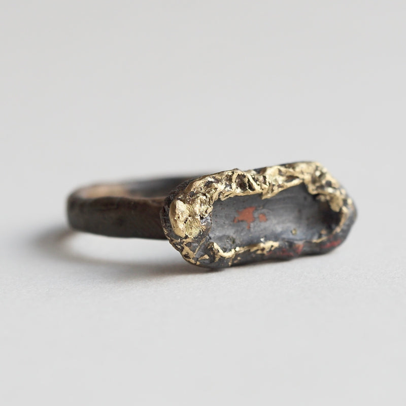 suzuki yuki / jewelry -emerald- brass #15