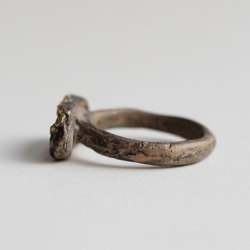 suzuki yuki / jewelry -emerald- brass #15