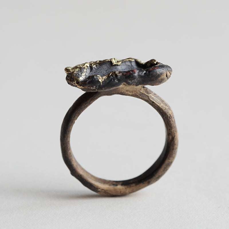 suzuki yuki / jewelry -emerald- brass #15