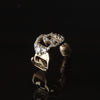 Yuki Yoshioka / INITIAL HOOP EARRING C Zirconia