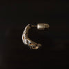 Yuki Yoshioka / INITIAL HOOP EARRING C Zirconia