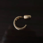 Yuki Yoshioka / INITIAL HOOP EARRING E Zirconia