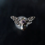 Maison de l'abeille / Petit Abeille Amethyst One Ear Piercing SV