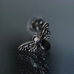 Maison de l'abeille / Petit Abeille Amethyst One Ear Piercing SV