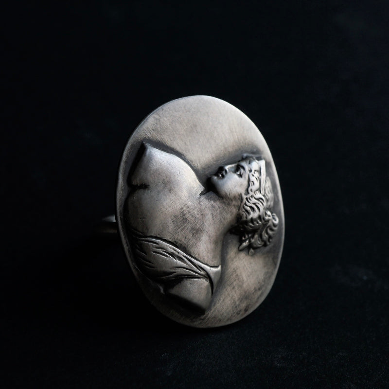 HIYU HAMASAKI / TATTOO CAMEO RING SV #12