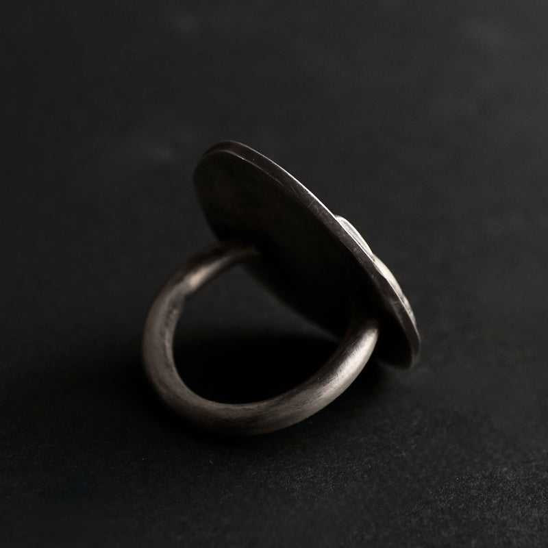 HIYU HAMASAKI / TATTOO CAMEO RING SV #12