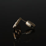 Yuki Yoshioka / INITIAL STUD EARRING C Zirconia