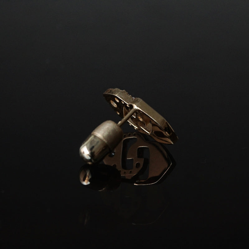 Yuki Yoshioka / INITIAL STUD EARRING C Zirconia
