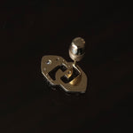 Yuki Yoshioka / INITIAL STUD EARRING C Zirconia