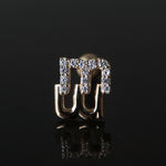 Yuki Yoshioka / INITIAL STUD EARRING M Zirconia