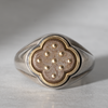 YES / Iron Plate Signet Ring_Round