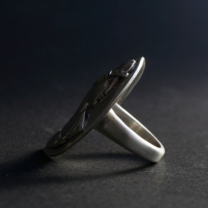 HIYU HAMASAKI / TATTOO CAMEO RING SV #18