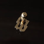 Yuki Yoshioka / INITIAL STUD EARRING M Zirconia