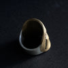 HIYU HAMASAKI / TATTOO CAMEO RING brass×SV #11