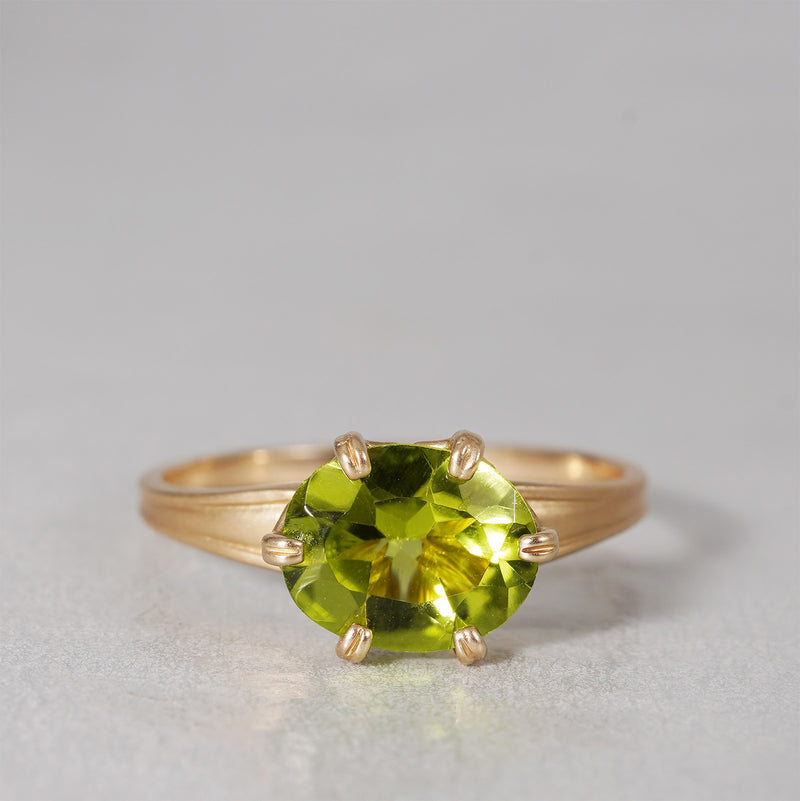 [-9/28 Limited] Altgraph / K10RG Petal Ring Peridot AR143PE