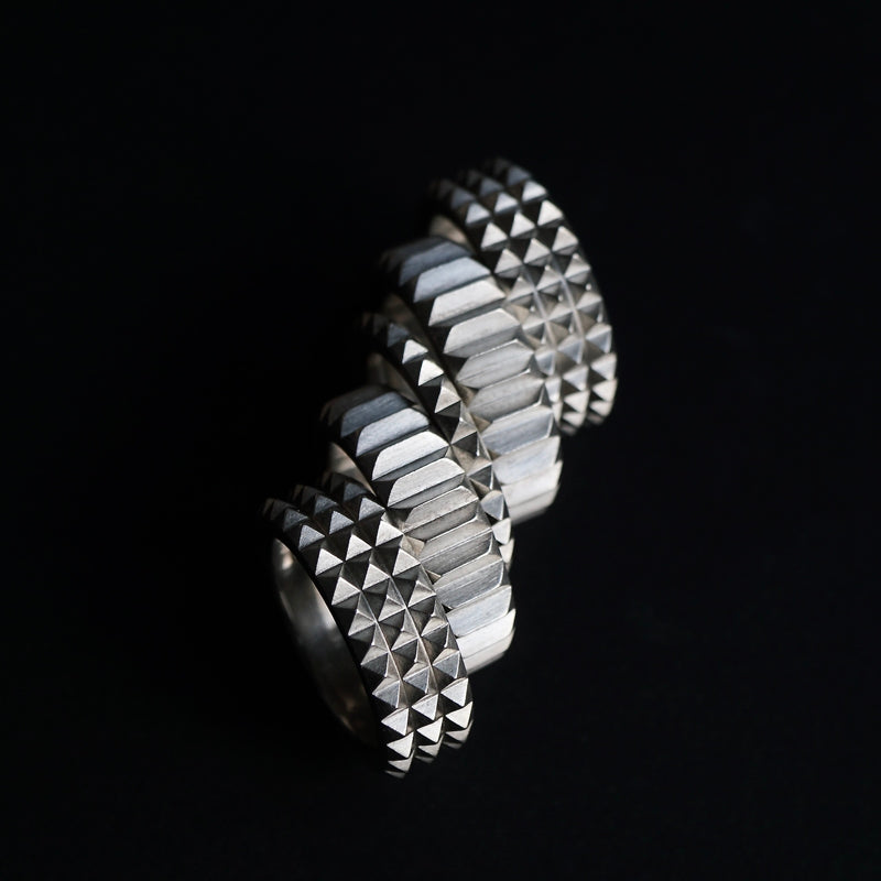 GIFTED / ＜Archive＞ 3 ROW STUDS RING