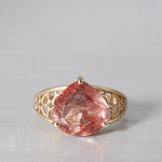 [-9/28 Limited] Altgraph / K10YG Roset Stone Ring Gaesite In Quartz AR138GQ