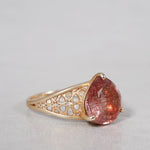 [-9/28 Limited] Altgraph / K10YG Roset Stone Ring Gaesite In Quartz AR138GQ