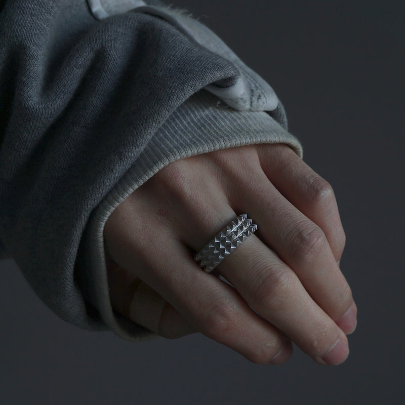 GIFTED / ＜Archive＞ 3 ROW STUDS RING