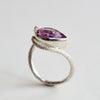 ELCAMI / ＜Limited＞ goethite in amethyst snake Ring #13（ERC-12）