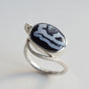 ELCAMI / ＜Limited＞ agate snake Ring #13（ERC-12）
