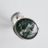 ELCAMI / ＜Limited＞ moss agate snake Ring #14 (ERC-12)