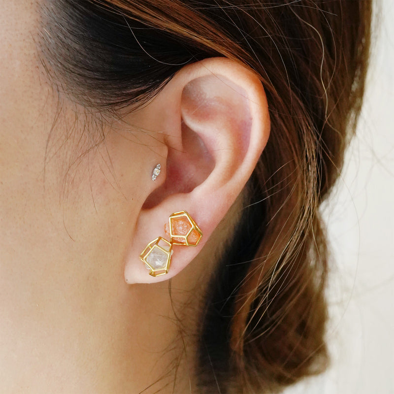 【-8/31限定】oro di oco / kakeraのピアス スピネル