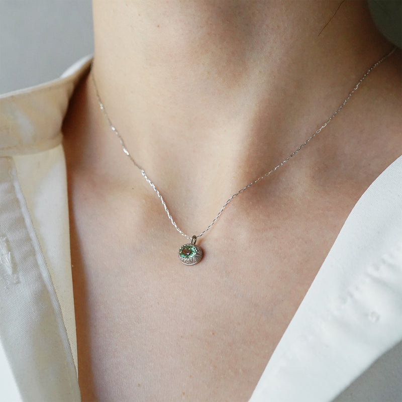 【8/2-8/31限定】siena / soave グロシュラーガーネット necklace 2301-04