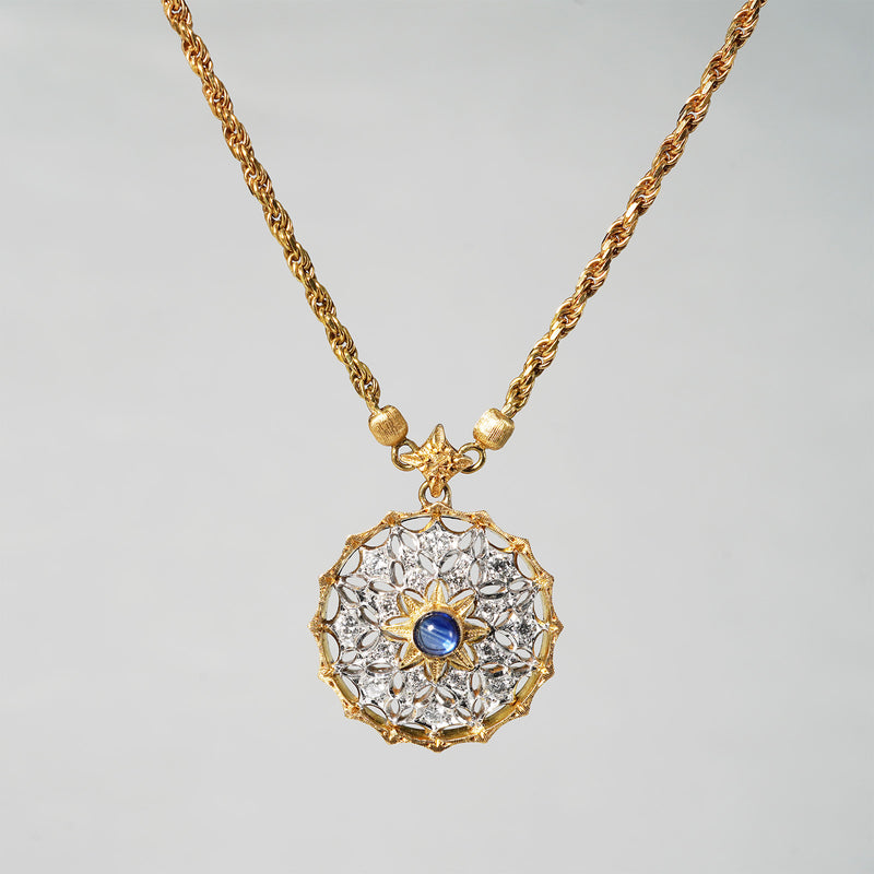 【8/2-8/31限定】siena / サファイア ダイヤモンド necklace 1909-05