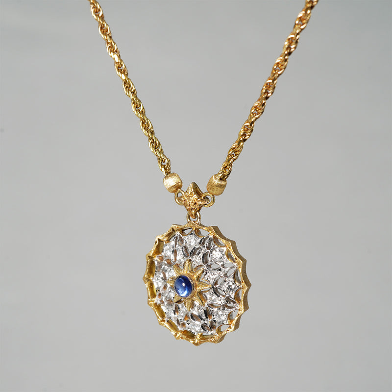 【8/2-8/31限定】siena / サファイア ダイヤモンド necklace 1909-05