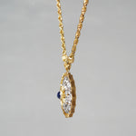 【8/2-8/31限定】siena / サファイア ダイヤモンド necklace 1909-05