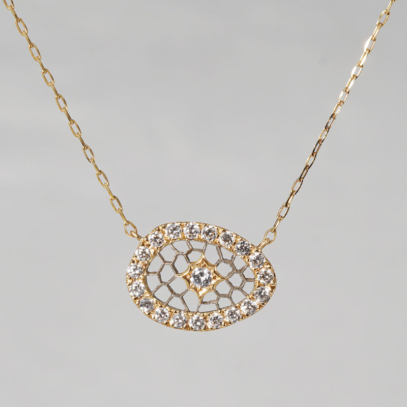 【8/2-8/31限定】siena /  engraved diamond necklace 2209-002（受注生産）