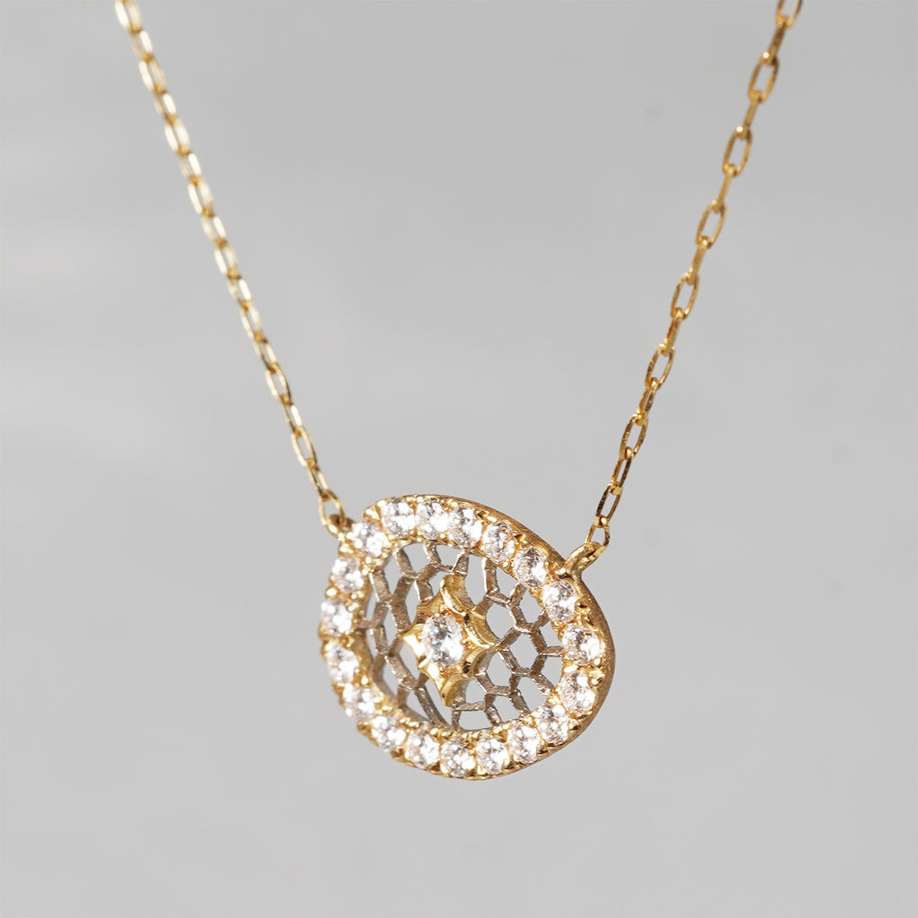 [Limited to 8/2-8/31] siena / engraved diamond necklace 2209-002 (custom-order ）