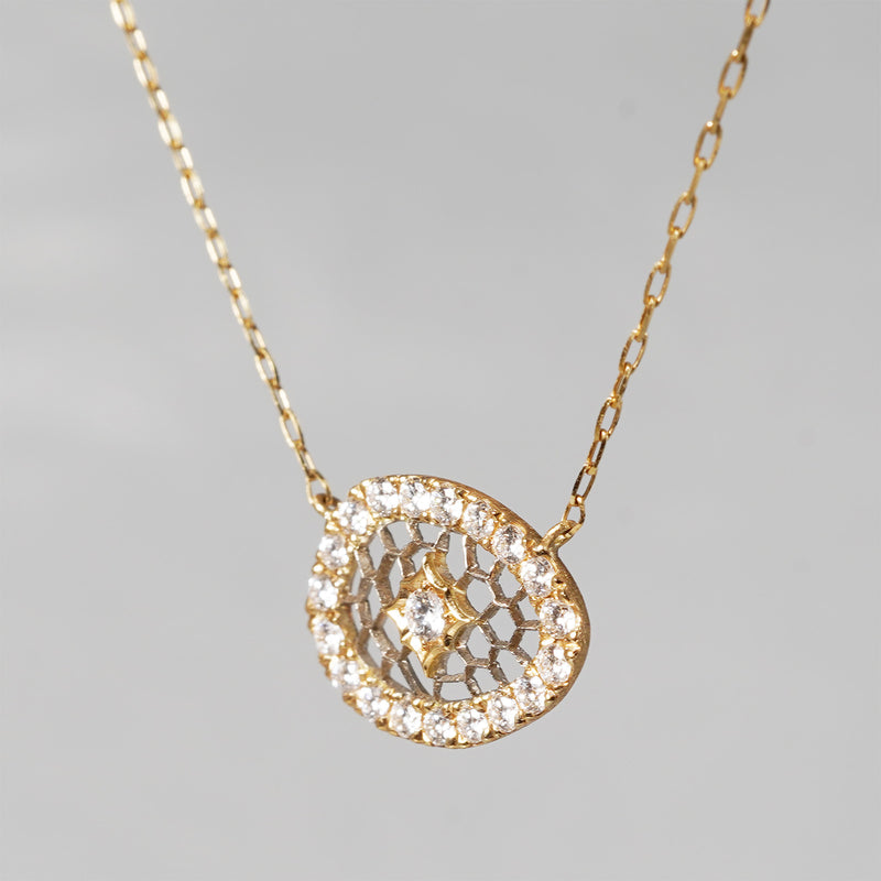 【8/2-8/31限定】siena /  engraved diamond necklace 2209-002（受注生産）