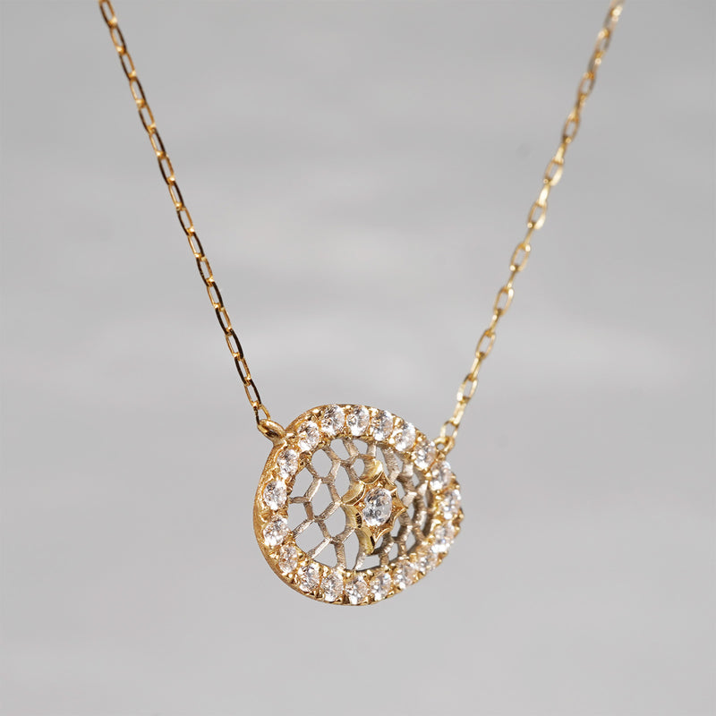 【8/2-8/31限定】siena /  engraved diamond necklace 2209-002（受注生産）