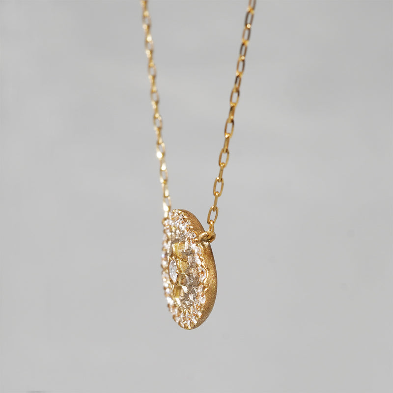 【8/2-8/31限定】siena /  engraved diamond necklace 2209-002（受注生産）