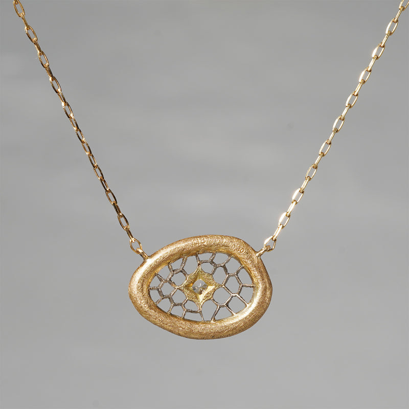 【8/2-8/31限定】siena /  engraved diamond necklace 2209-002（受注生産）
