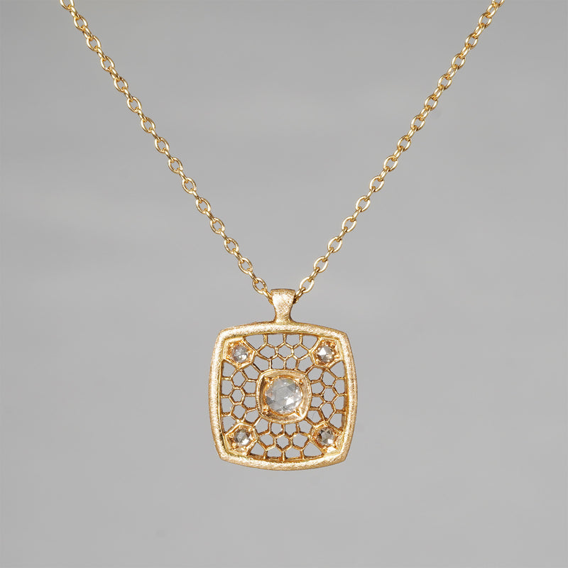 【8/2-8/31限定】siena /  Alba rosecut dia necklace 2309-002（受注生産）