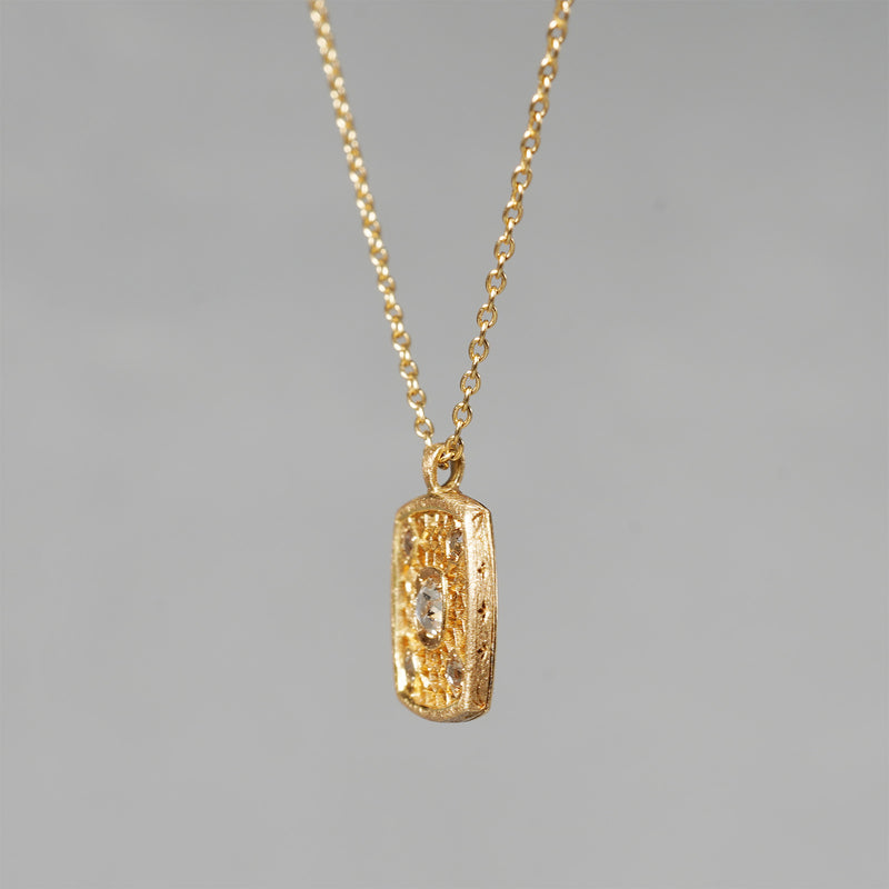 【8/2-8/31限定】siena /  Alba rosecut dia necklace 2309-002（受注生産）