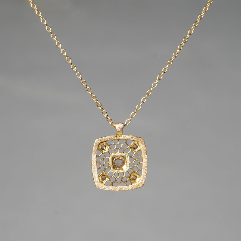 【8/2-8/31限定】siena /  Alba rosecut dia necklace 2309-002（受注生産）