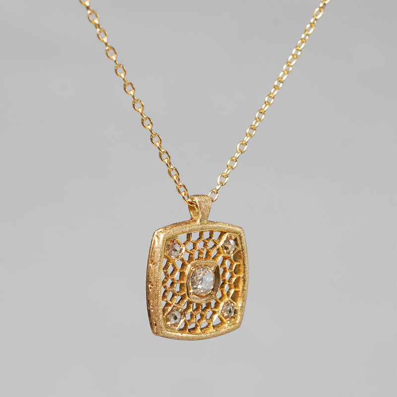 【8/2-8/31限定】siena /  Alba rosecut dia necklace 2309-002（受注生産）