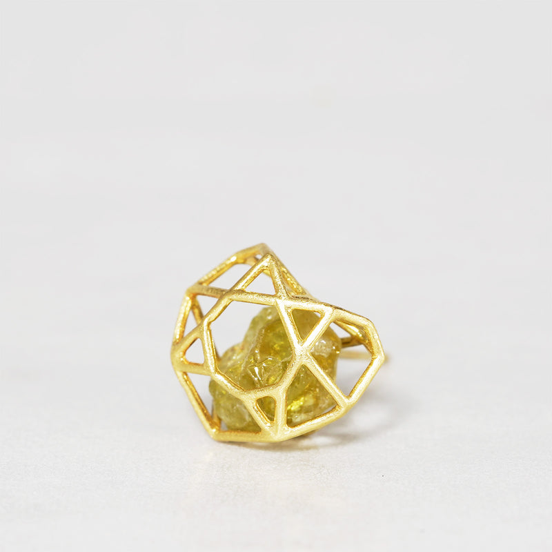 oro di oco / kakeraのピアス ハート　ガーネット