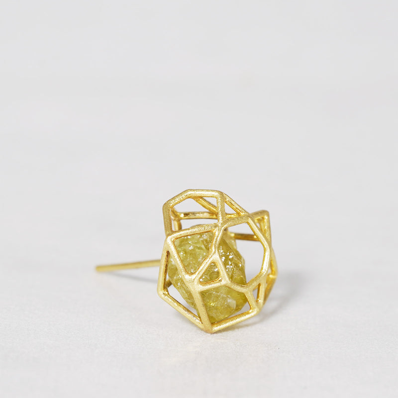 oro di oco / kakeraのピアス ハート　ガーネット