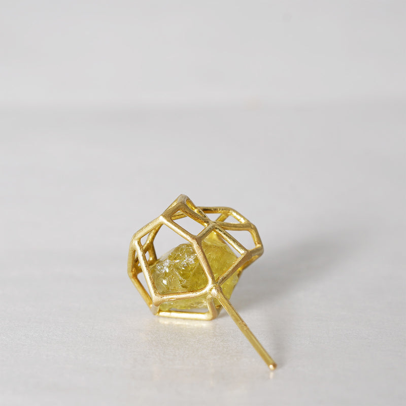 oro di oco / kakeraのピアス ハート　ガーネット