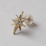 Kagann jewelry / Star single earring K18