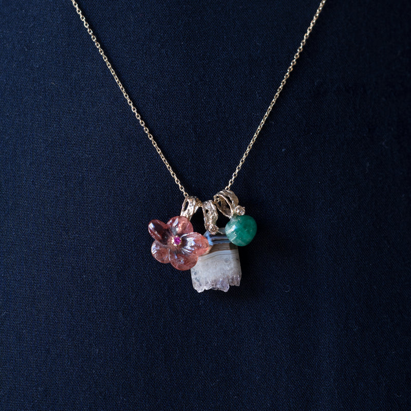 【-10/19限定】Curva ｙ Ruri JEWELRY/ [merletto] agate