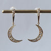 Kagann jewelry / Moon earrings K18