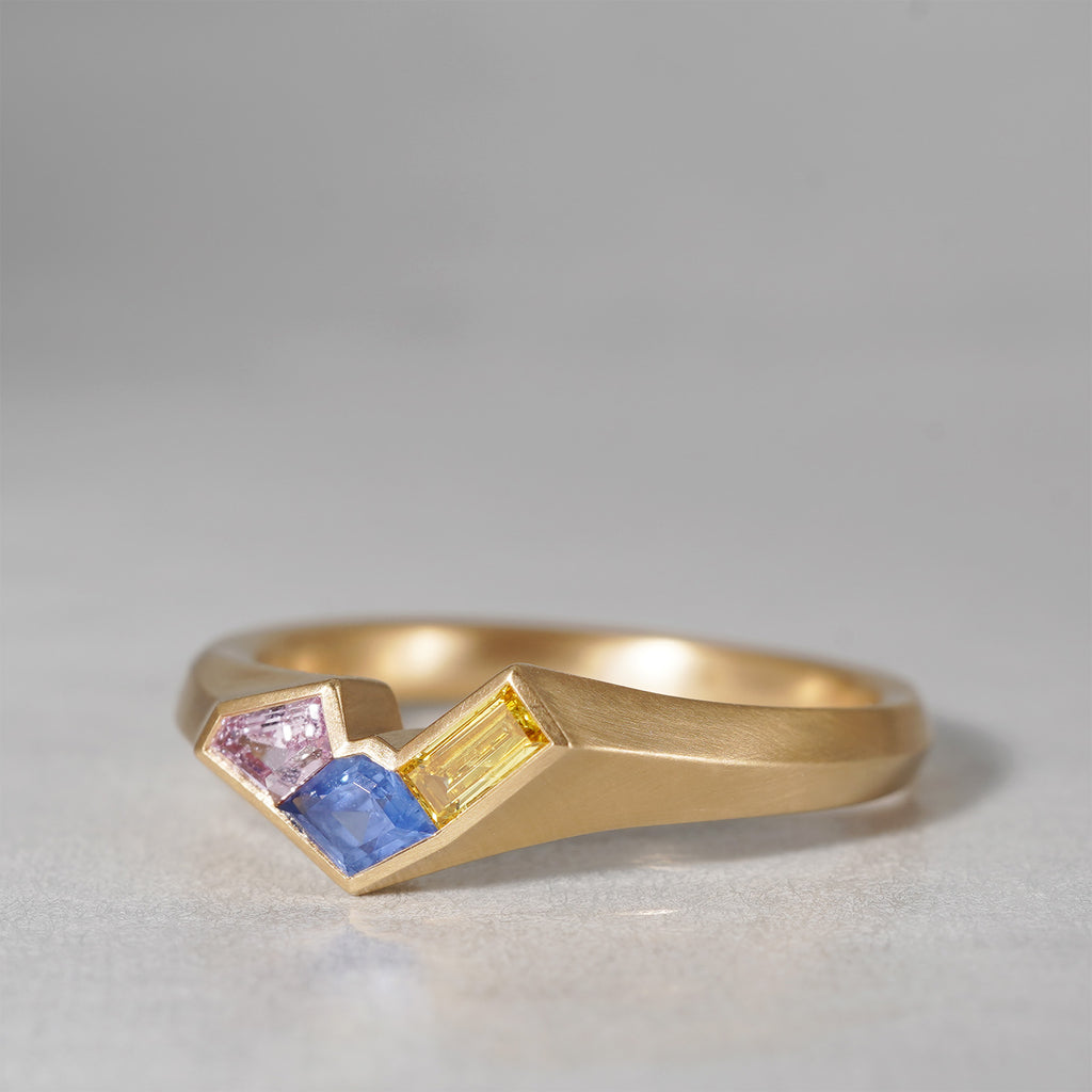 【-10/26限定】NEPH / Ring-79_サファイア、イエローダイヤモンド
